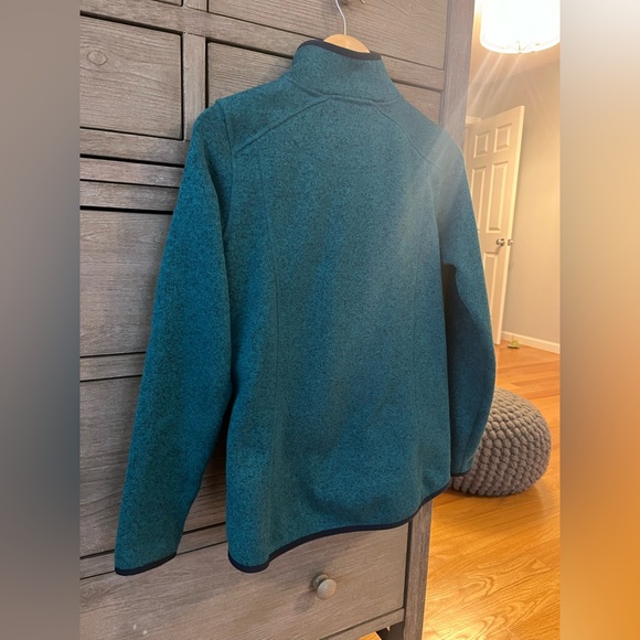 Like New! Teal  - Women's L.L.Bean Sweater Fleece Full-Zip Jacket! - Picture 5 of 8